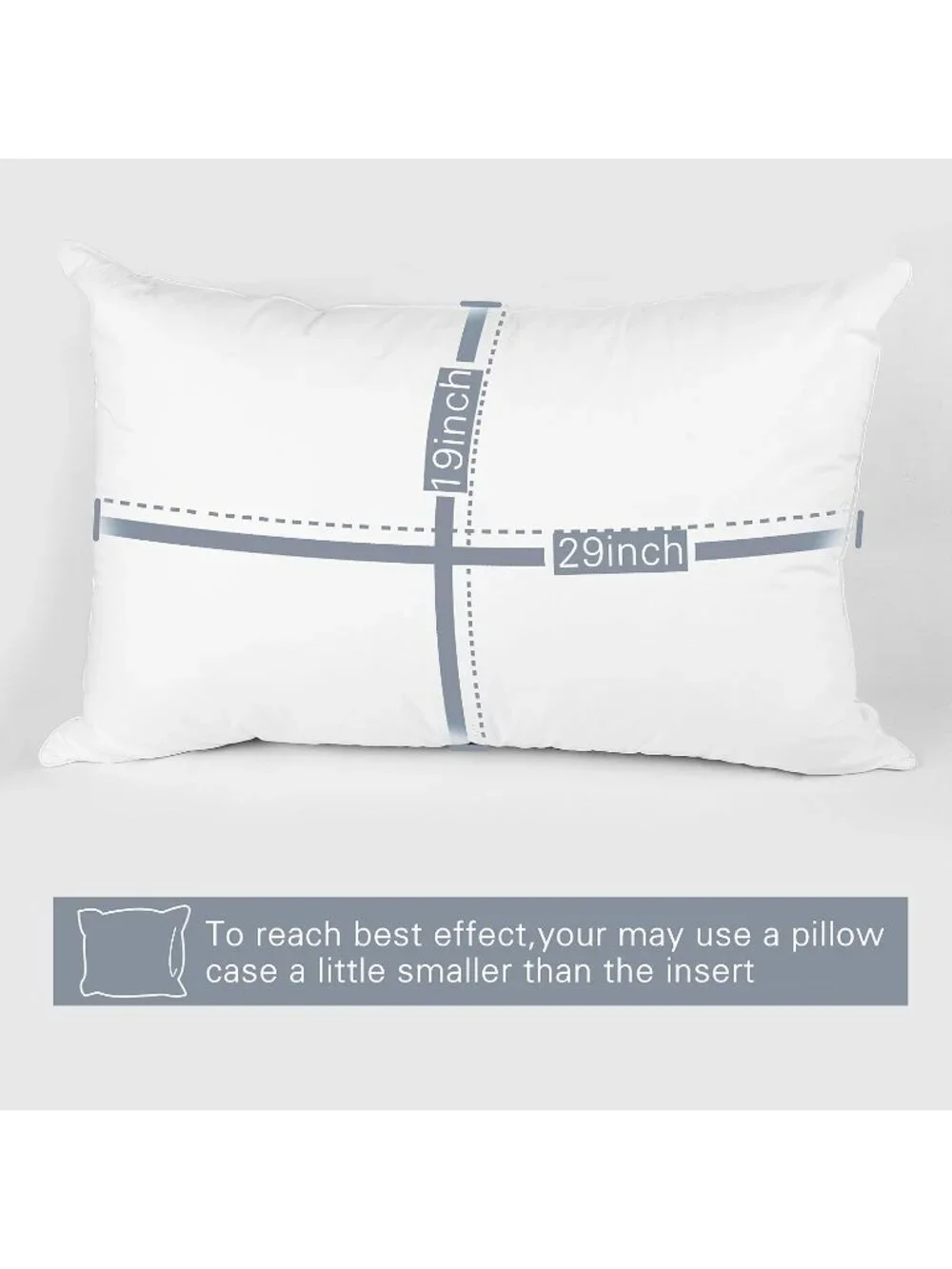 〽️Luxury Soft Pillows for Sleeping Fluffy Down Alternative Polyester Fiber Fille